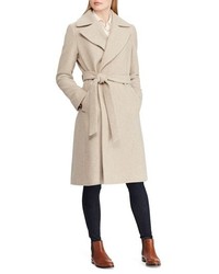 Lauren Ralph Lauren Wool Blend Wrap Coat