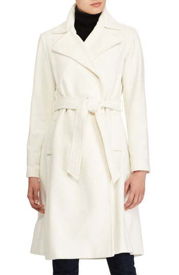 Lauren Ralph Lauren Wool Blend Wrap Coat, $286 | Nordstrom | Lookastic