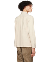 Ps By Paul Smith Beige Cargo Pocket Shirt