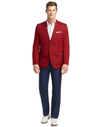 Brooks Brothers Fitzgerald Fit Cotton And Linen Sport Coat