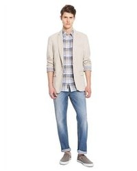 DKNY Jeans Cotton Linen Blazer