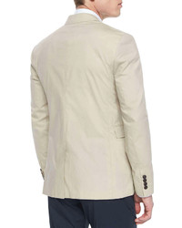 Burberry London Modern Fit Cotton Sport Coat Khaki