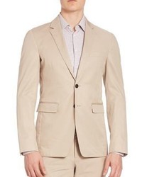 Burberry Notched Two Button Blazer