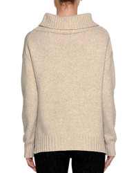 Piazza Sempione Cowl Neck Wool Nylon Sweater