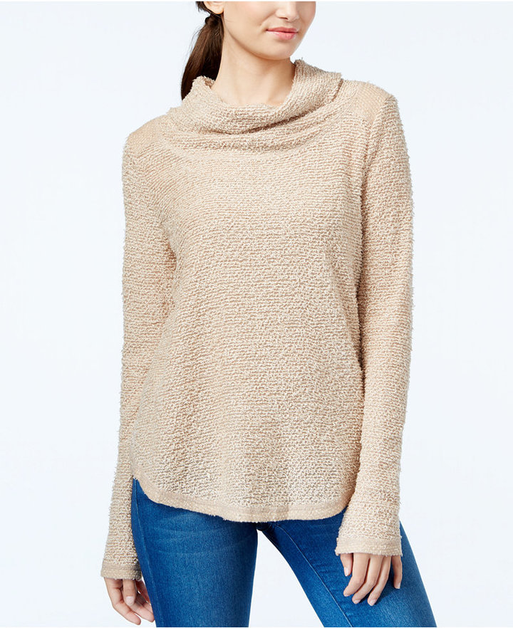 jessica simpson roll neck sweater