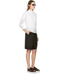 MCQ Alexander Ueen Ivory Perforated Sweater