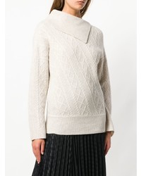 Pringle Of Scotland Asymmetrical Collar Sweater