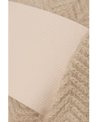 Givenchy Beige Angora Blend Sweater With Elasticated Back Band