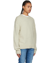 Frame Beige Cotton Sweater