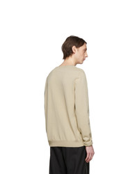 Maison Margiela Beige Front Pocket Sweater