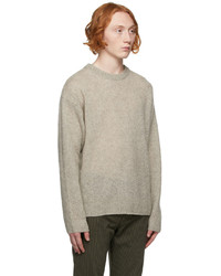 John Elliott Beige Wool Powder Sweater