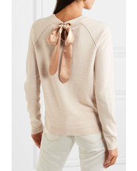 Tory Burch Bow Detailed Knitted Sweater