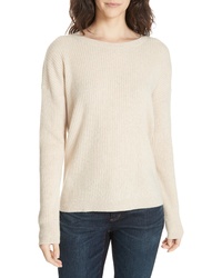 Eileen Fisher Boxy Ribbed Cashmere Sweater