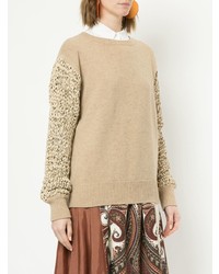 Muller Of Yoshiokubo Contrast Knitted Sweater