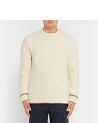 Billy Reid Contrast Trim Wool Sweater