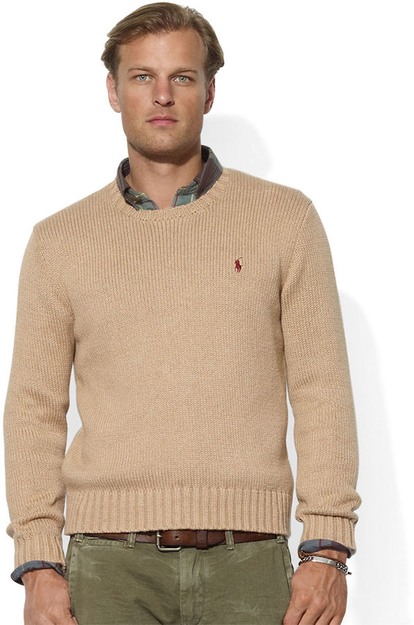 Polo Ralph Lauren Cotton Crewneck Pullover | Where to buy & how to ...