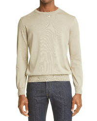 Canali Cotton Crewneck Sweater