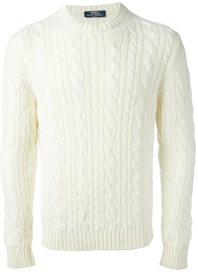 Fedeli Cable Knit Jumper, $666 | farfetch.com | Lookastic