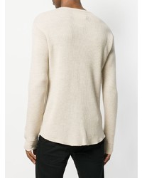 Maison Margiela Fitted Long Sleeve Sweater