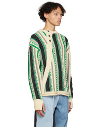 Ader Error Green Frema Sweater