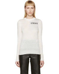 Loewe Ivory Logo Sweater