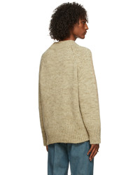 Maison Margiela Khaki Alpaca Sweater
