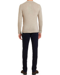 Barneys New York Marled Knit Pullover Sweater