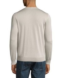 Eleventy Merino Wool Silk Fine Gauge Cardigan Sweater
