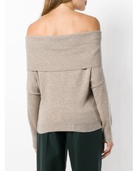 Chalayan Off The Shoulder Knitted Sweater