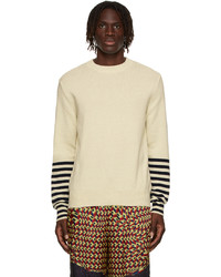 Dries Van Noten Off White Alpaca Sweater