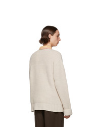Marni Off White Cashmere Costa Inglese Sweater