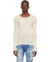 DSQUARED2 Off White Cotton Sweater