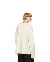 Bottega Veneta Off White Knitted Sweater
