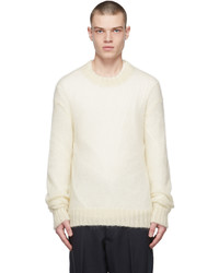 Jil Sander Off White Layered Knit Sweater