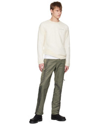 Helmut Lang Off White Layered Sweater