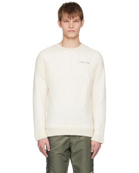 Helmut Lang Off White Layered Sweater