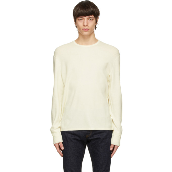 Rag and Bone Off White Merino Collin Sweater, $160 | SSENSE | Lookastic