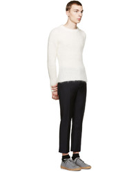 Raf Simons Off White Mohair Knit Sweater