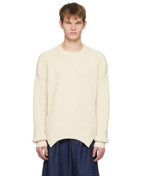 Jil Sander Off White Oversized Sweater