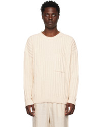 Golden Goose Off White Patch Pocket Sweater