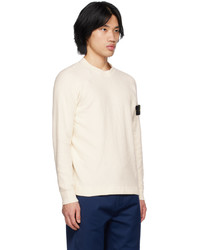 Stone Island Off White Patch Sweater