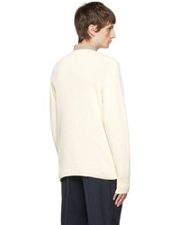 Officine Generale Off White Seamless Sweater