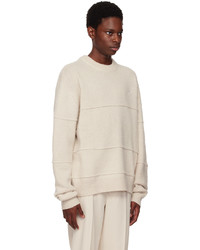 Axel Arigato Off White Split Sweater