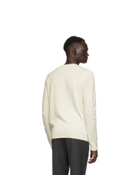 A.P.C. Off White Wool Kit Sweater
