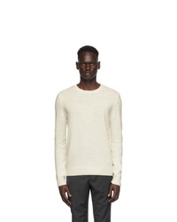 A.P.C. Off White Wool Kit Sweater