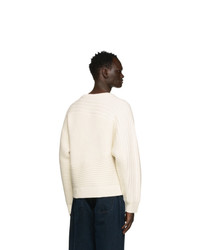 Eytys Off White Wool Maze Sweater