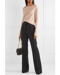 Tom Ford One Shoulder Cashmere And Silk Blend Sweater
