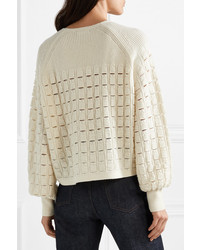 By Malene Birger Open Knit Wool Blend Sweater