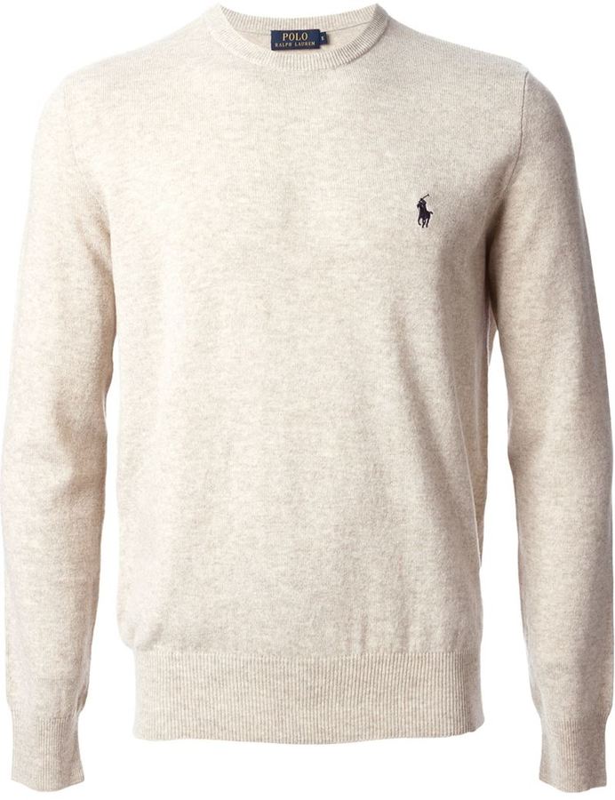Polo Ralph Lauren Crew Neck Sweater, $157 | farfetch.com | Lookastic