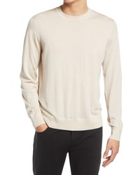 Theory Regal Crewneck Sweater In Peyote At Nordstrom